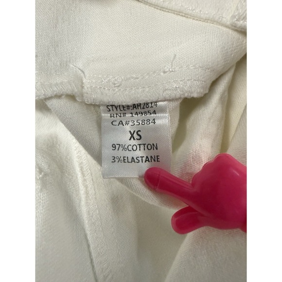 Sadie & Sage Stretch Denim Jeans XS (26) Crochet Full Bloom High Rise - Picture 6 of 11